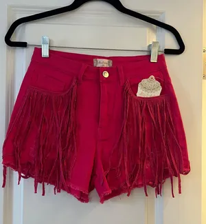 Altar'd State Fringe Shorts thumbnail 1