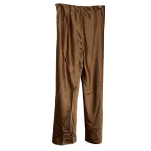 Vince Bronze Golden Brown Satin Wide Leg Culotte Pants Size Medium thumbnail 6