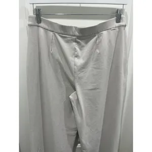 Vuori Elevation Ecru Heather Wide Leg Trouser Sz L thumbnail 4