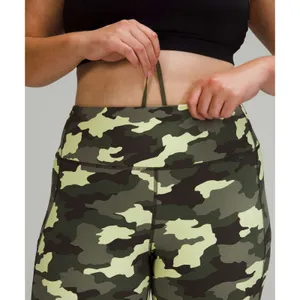 Sz 10 Lululemon Fast and Free Tight 25" *Non-Reflective Nulux Camo thumbnail 4