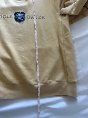 VTG Eddie Bauer-Sport 1920 Crewneck Men’s XXLT-Sweatshirt-Mustard Yellow 2X thumbnail 5