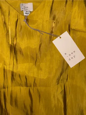 a new day Satin Spaghetti Strap Cami in Mustard Yellow thumbnail 2