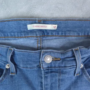 Levis Jeans Womens‎ 12M (33x32) Blue Classic Bootcut Denim Mid Rise Stretch Y2K thumbnail 6
