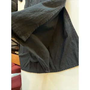 Soft Surroundings Long Black Small Off Shoulder Dress Maxi Slit Spaghetti resort thumbnail 4