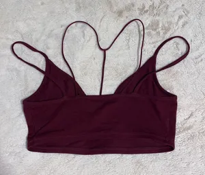 Express Burgundy Bralette Small thumbnail 2