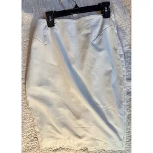 Victoria's Secret White High Waisted Pencil Skirt Size 2 Office Professional thumbnail 2