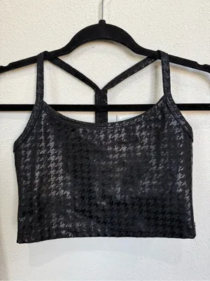 Beyond Yoga Houndstooth Matching Set 2PC Leggings Crop Tank Small Athleisure Y2K thumbnail 5