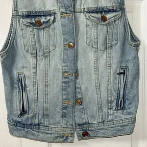 H&M Blue Jeans Denim Vest(Size 8) thumbnail 3
