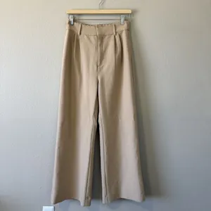 Abercrombie & Fitch Brown Tailored Trouser Pants High Rise Office Career Medium thumbnail 2