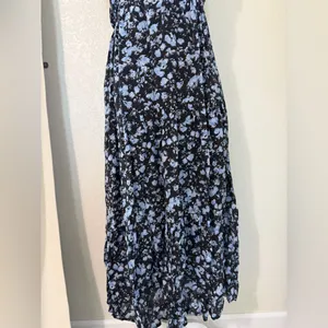 By The River Blue Floral Tie-Shoulder Maxi Dress, Size‎ S thumbnail 4