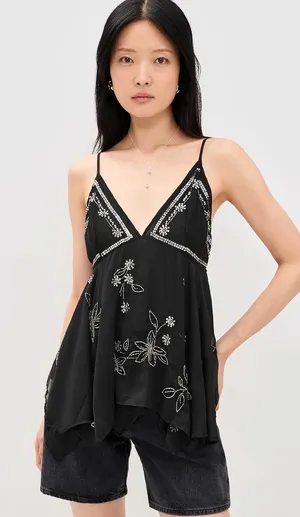 Free People Robbie Embellished Top thumbnail 1
