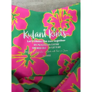 Kulani Kinis Melon Sorbet Bikini Size 2XL Ditzy Underwire Bra Y Cheeky Bottom thumbnail 3