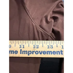Aerie Smoothez Long Sleeve Bodysuit Cocoa Brown Square Neck M thumbnail 3