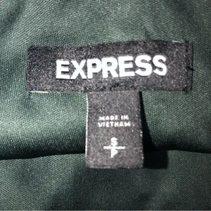 Autumn Wedding Guest Dress Size S Green Midi Slip Evening Glam 90s Vibes Express thumbnail 2
