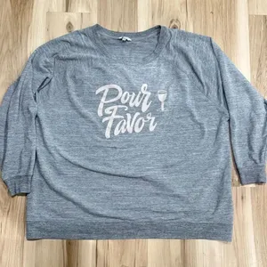 Wildfox Pour Favor Crewneck Sweatshirt Women’s 2XL thumbnail 2