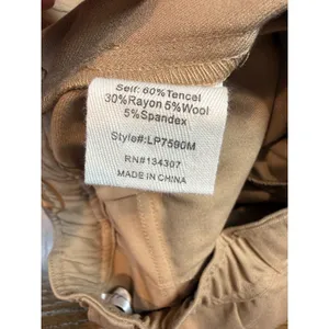 Line & Dot Weekend Cargo Pants Tan Khaki High Waist Utility Size Small thumbnail 7