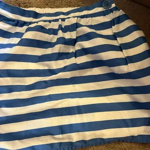 Lilly Pulitzer Blue Stripe Mimosa Skirt Size‎ Medium thumbnail 7