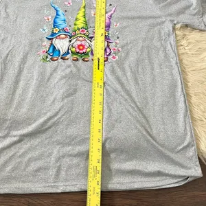 Cute Gnome Graphic Plus Size Tee T-shirt 2X thumbnail 5