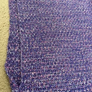 Mermaid Snuggle Blanket Purple pink white Adult Size Tail Knit Sleeping Bag thumbnail 9
