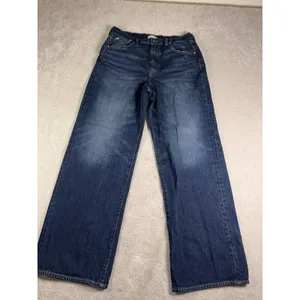 AE 77 American Eagle Dark Wash Stovepipe Women's Jeans Size 12 Reg thumbnail 3