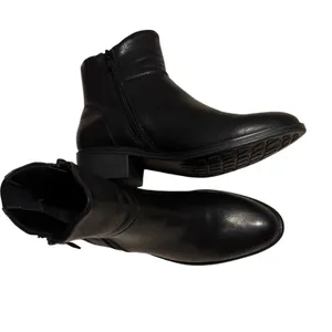 Baretraps Alona Black Ankle Boots Womens 8M Low Block Heel Booties BTF24-11190 thumbnail 2