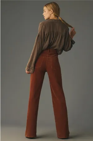 NWT Agolde Harper Mid Rise Corduroy Jeans thumbnail 2