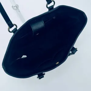 Frye and Co. Black Core Tote Bag Faux Leather thumbnail 5