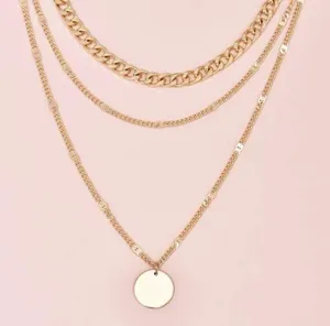 Layered chain necklace thumbnail 3