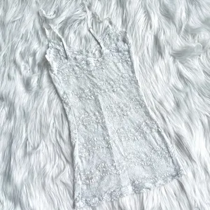Free People Intimately White Lace Tank Top thumbnail 4