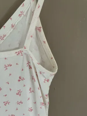 Brandy Melville White floral Dress thumbnail 4