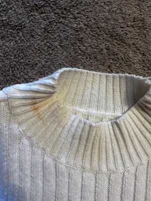 Hollister White/Cream Ribbed Knit Dress thumbnail 3