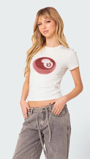 edikted 8 Ball Fitted Top thumbnail 1