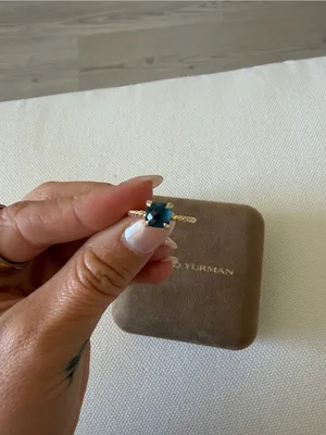 David Yurman CHATELAINE® RING in Blue Topaz thumbnail 5