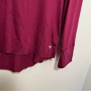 Yoga Smoga Women's Size Large Hoodie Hooded Sweatshirt Pink Berry Soft Stretch‎ thumbnail 5