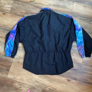 Vintage Reebok Windbreaker Jacket Retro Sport 80s 90s Nylon Medium Oversized thumbnail 3