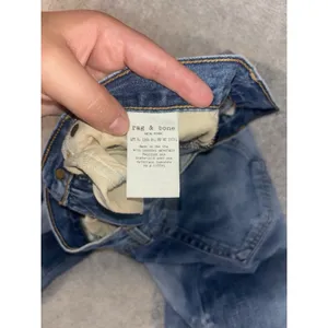 rag‎ bone boyfriend jeans distressed loose relaxed fit beacon 27 thumbnail 8