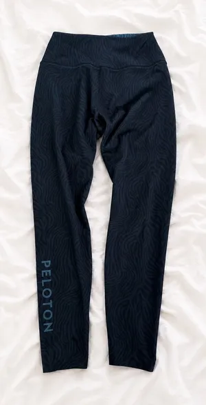 Peloton Reversible Zebra Print Leggings Size Small thumbnail 1