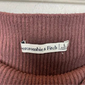 ABERCROMBIE & FITCH Women's Brown Ribbed Shorts Size L thumbnail 3