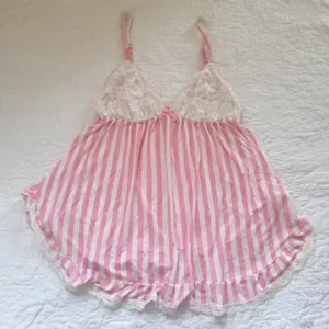 Victoria’s Secret coquette Signature Stripe Babydoll Top thumbnail 1