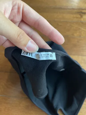 ZARA Black Halter Top thumbnail 2