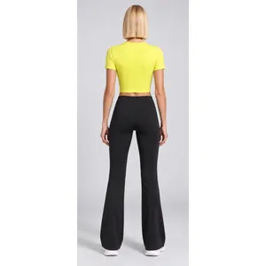 Lululemon Wundermost Ultra-Soft Nulu Cropped T-Shirt Daisy Glow XS thumbnail 5