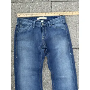 Agave Nectar Sirena Striped Flare Jeans Womens Size 27 Low Rise Denim Y2K USA thumbnail 13