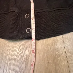 Aerie Cardi Bomber black snap‎ front cardigan 2024 oversized relaxed fit small thumbnail 10