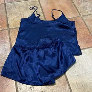 in Bloom by Jonquil Lace Trim Satin Camisole & Shorts 2-Piece... thumbnail 4