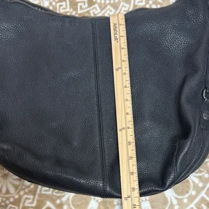 Luck Brand Black Leather Hobo Bag/ Tote thumbnail 8