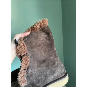 Earth Shoe Wyandot Cabin Suede Leather Cold Weather Toggle Boots Size 8.5 Brown thumbnail 6