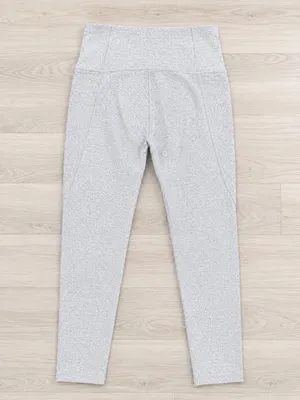 Lorna Jane Women's High-Waisted Heathered Gray Athletic Leggings Small thumbnail 2