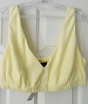 Anthropologie Sunday in Brooklyn Terrycloth Joggers & Bra Set, Size L thumbnail 11