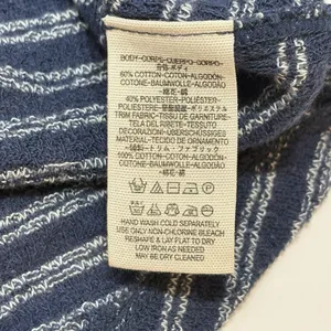 Free People Women’s Floral Embroidered Blue Stripe Frida Tank Top Size Medium thumbnail 8