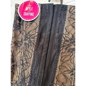Maidenform‎ Black And Tan Lace Corset Size Small thumbnail 3